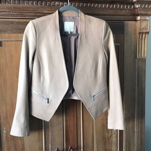 Joie Light Tan Leather Jacket!